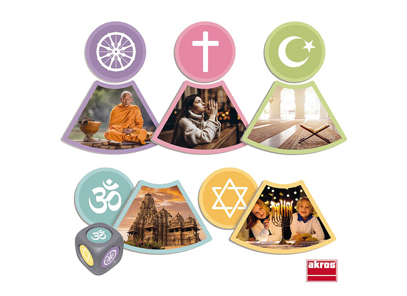 Spel - Akros World Religions Respect And Coexistence - wereld godsdiensten - wereldorientatie - per spel