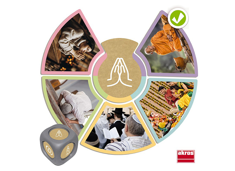 Spel - Akros World Religions Respect And Coexistence - wereld godsdiensten - wereldorientatie - per spel
