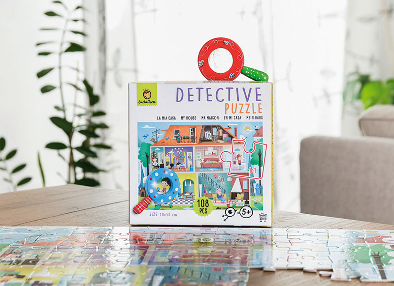 Puzzels - detectieve puzzel - mijn huis - 108-delig