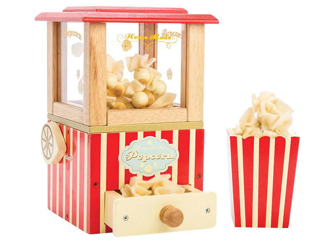 Poppenhoek - Le Toy Van - Voeding - Hout - Popcornstand