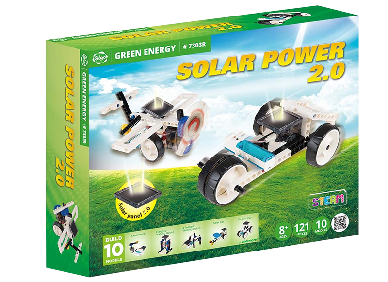 Bouwpakket - voertuigen STEM / STEAM - Green Energy - zonne-energie - per set - Smartiest