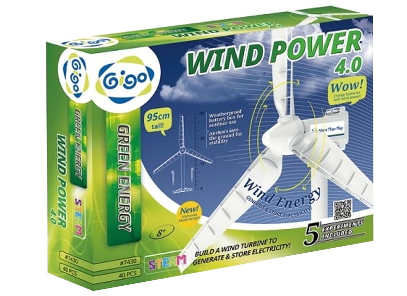 Bouwset - voertuigen - Giga Green Energy - windkracht - STEM / STEAM - per set