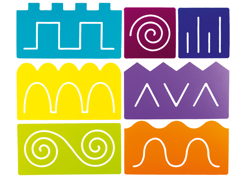 Schrijven - Nathan - Schrijfsjablonen - set van 8