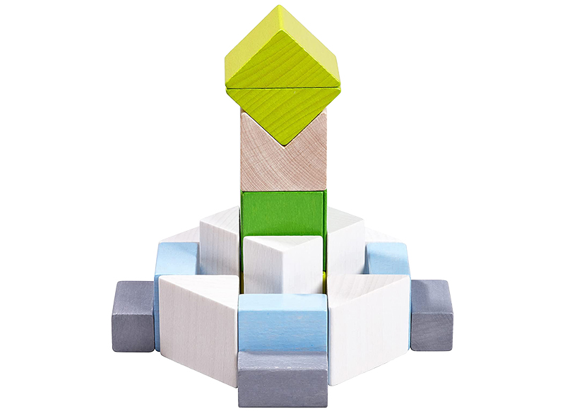 Ruimtelijk inzicht - bouwspel - Blokkenmozaïek Nordic - hout - blokken - per set