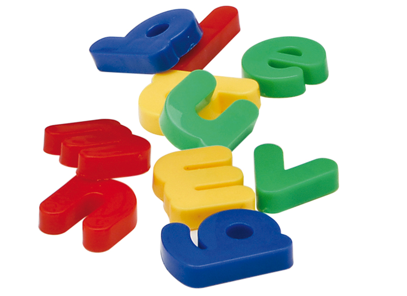 Letters - magnetisch - kleine letters - set van 286 assorti