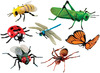 Fantasiehoek jumbo insecten - 7 stuks