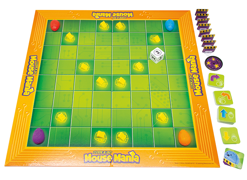 Programmeren - robot - Learning Resources Code & Go Robot Mouse Mania Board Game - leren programmeren - muis - per set