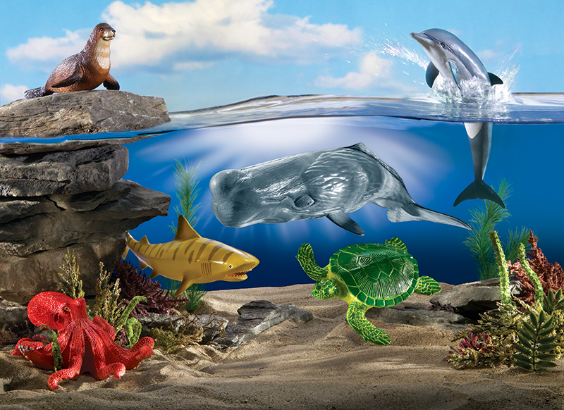 Dieren - Learning Resources - jumbo - zeedieren - 6 stuks