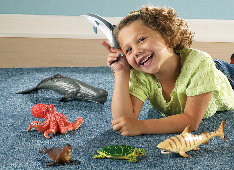 Dieren - Learning Resources - jumbo - zeedieren - 6 stuks