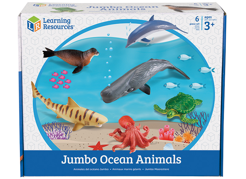 Dieren - Learning Resources - jumbo - zeedieren - 6 stuks