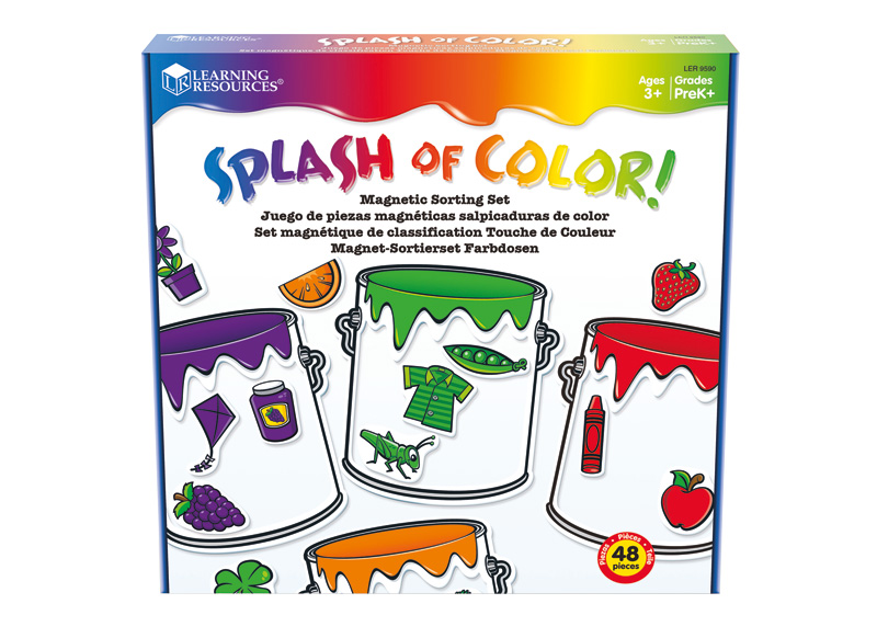 Spel - sorteerspel - Learning Resources Splash of Color Magnetic Sorting Set - magnetisch - per spel