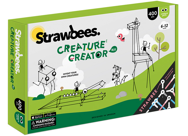 Constructie - Strawbees - STEM / STEAM creature creator kit - per set