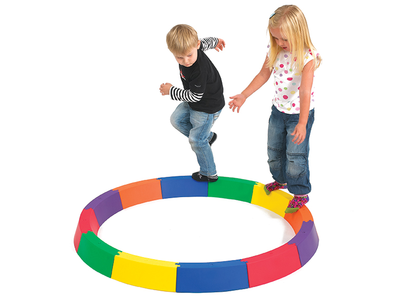 Evenwichtsparcours - Edx Education - balanceren - set van 28 assorti