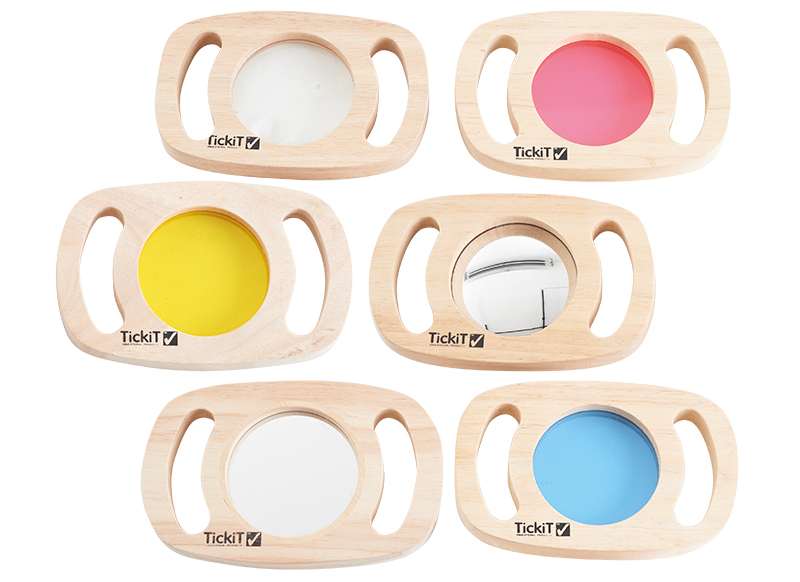 Sensorisch paneel - tickit Easy Hold Discovery Set - set van 6