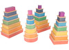 Open ended play - Commotion Education - Tickit - regenboog reeks - architect panelen - set van 24