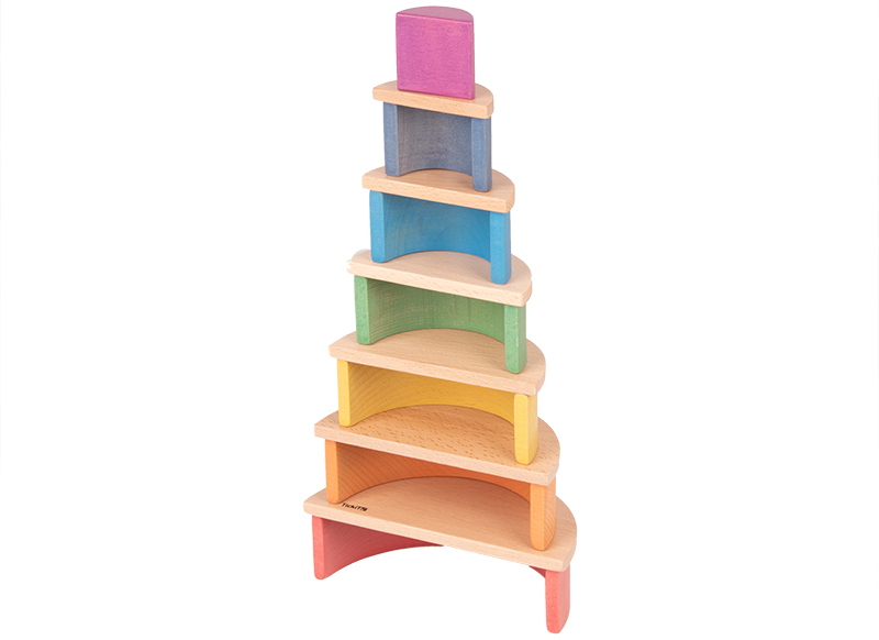 Open ended play - tickit - regenboog reeks - architect panelen - set van 24