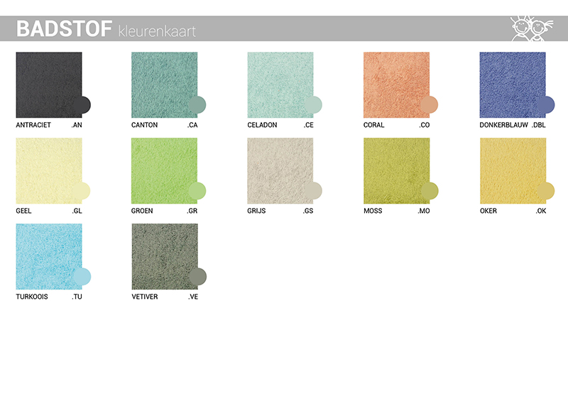 Textiel - relaxovertrek badstof voor relax rockout - Hageland Educatief - per stuk - leverbaar in 12 kleuren