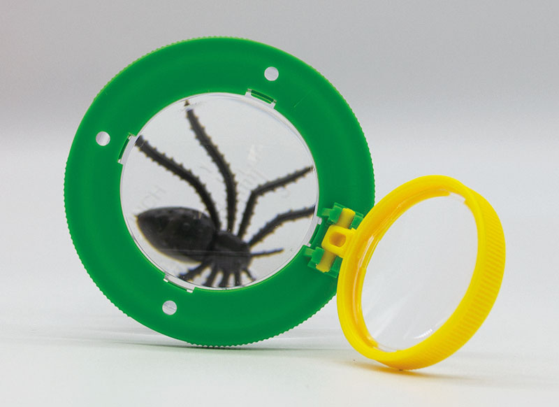 Ontdekkingsmateriaal - potje met vergrootglas - duplo - per stuk