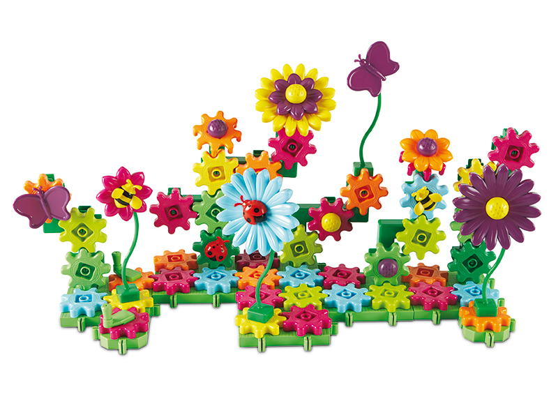 Bouwset - Learning Resources Gears! Gears! Gears! Build & Bloom Building Set - bloemen - tandwielen - per set