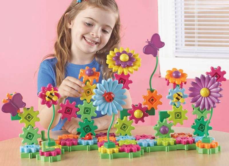 Bouwset - Learning Resources Gears! Gears! Gears! Build & Bloom Building Set - bloemen - tandwielen - per set