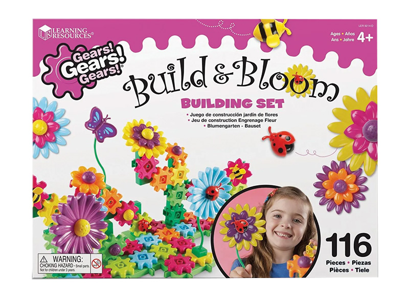 Bouwset - Learning Resources Gears! Gears! Gears! Build & Bloom Building Set - bloemen - tandwielen - per set
