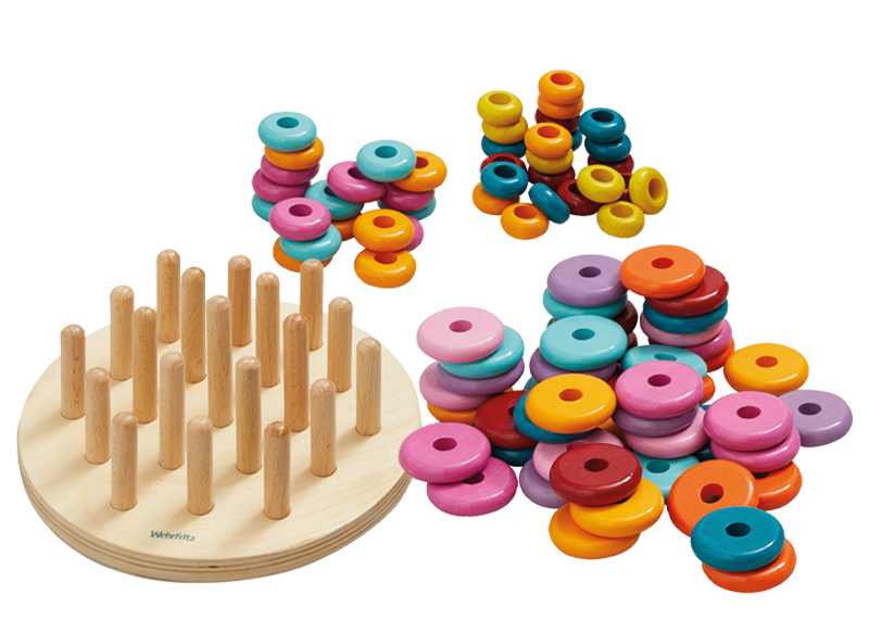 Kleur en vormsorteren - Spel - Haba - Kleurenmandala - per spel