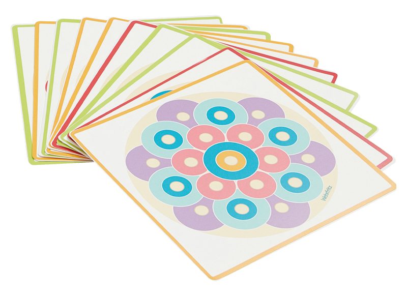 Kleur en vormsorteren - Spel - Haba - Kleurenmandala - per spel