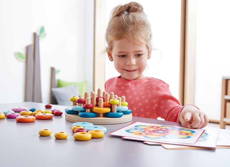Kleur en vormsorteren - Spel - Haba - Kleurenmandala - per spel