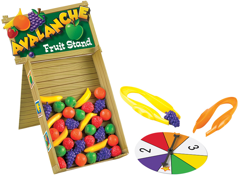 Spel - sorteerspel - Learning Resources Avalanche Fruit Stand - lawine fruitstand - per spel