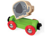 Eerste speelgoed - spoorbaan - Hape - jungle trein - 6-delig