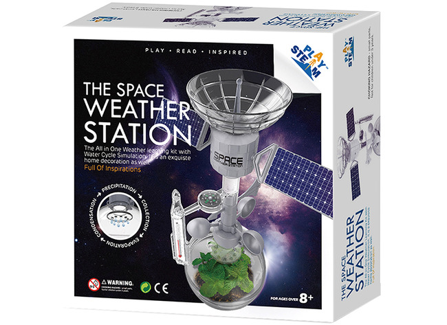 Bouwset - PlaySTEAM - ruimteweerstation - Space Weather Station - per set