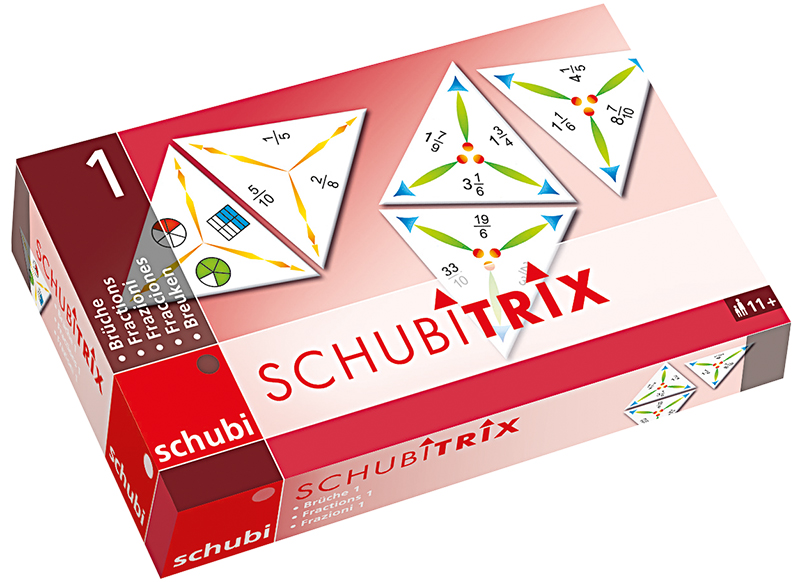 Rekenspel - Domino - Schubitrix - breuken - per spel