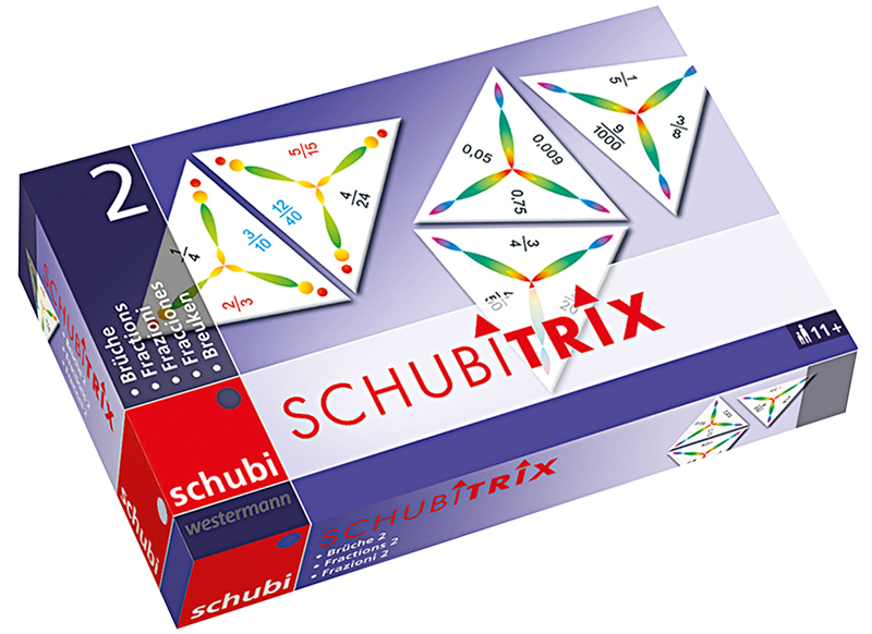 Rekenspel - Domino - Schubitrix - breuken - per spel