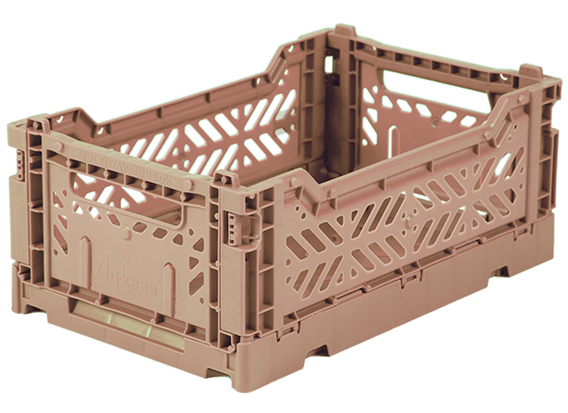 Opbergen - folding crates mini - per stuk - leverbaar in 9 kleuren