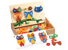 Spel - Gogo Toys - kleurrijke uilen - nabouwen