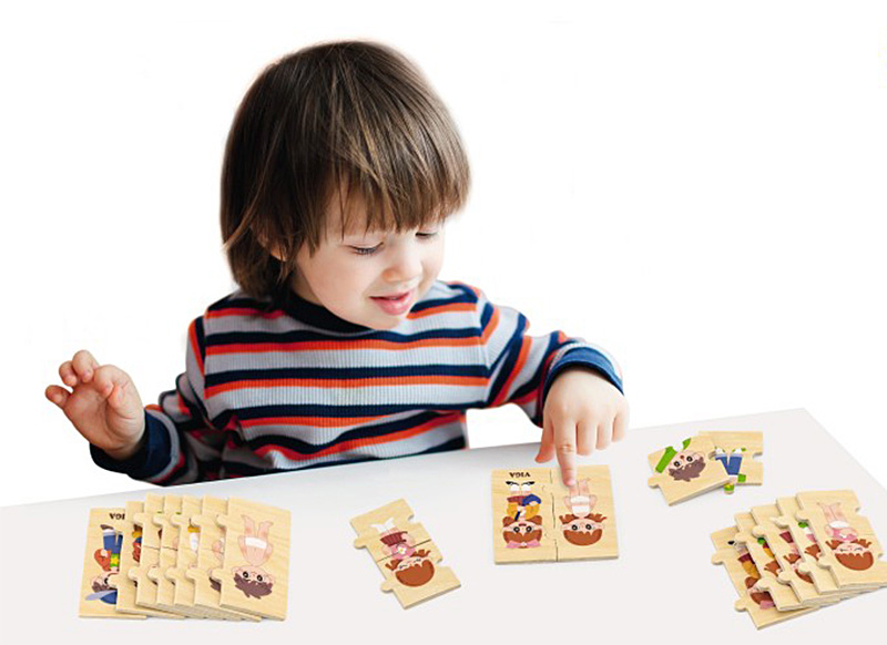 De juiste volgorde - puzzel - Viga - zich aankleden