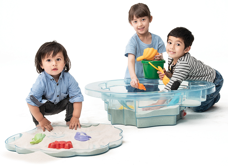 Tafel - zand- en watertafel - Weplay - schelp - per stuk