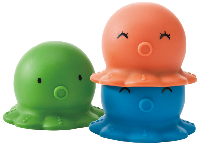Spel - balanceerspel - Weplay Up On Top - evenwicht - octopus - set van 3 assorti