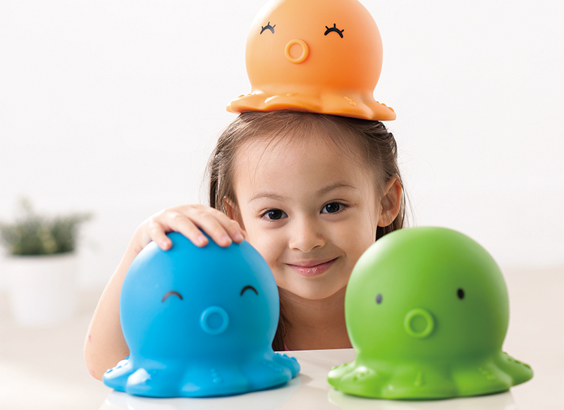 Spel - balanceerspel - Weplay Up On Top - evenwicht - octopus - set van 3 assorti