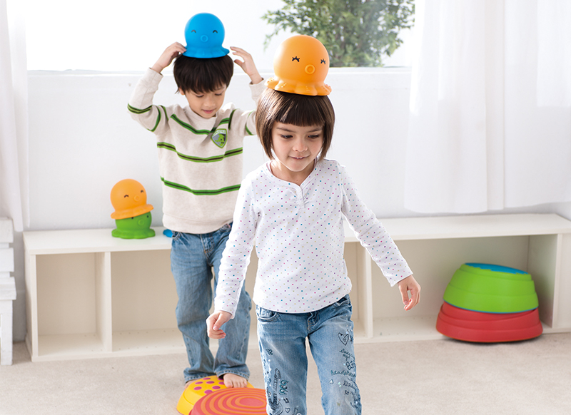 Spel - balanceerspel - Weplay Up On Top - evenwicht - octopus - set van 3 assorti