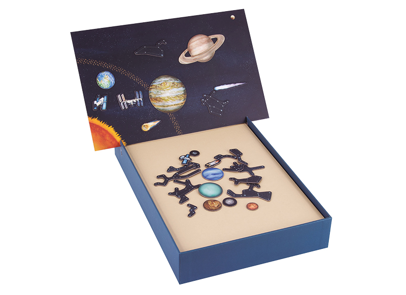 Spel - puzzelspel - zonnestelsel - planeten - magnetisch - per set