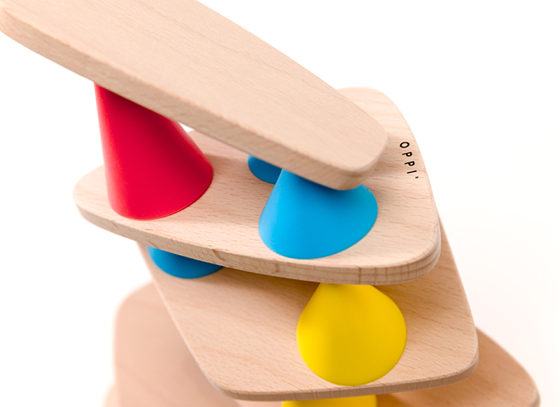 Bouwset - Piks - kleurrijke kegels - medium - per set