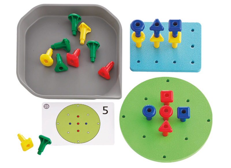 Kleur en vormsorteren - EDX - Funplay - Geo Pegs - per spel