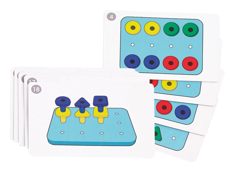 Kleur en vormsorteren - EDX - Funplay - Geo Pegs - per spel