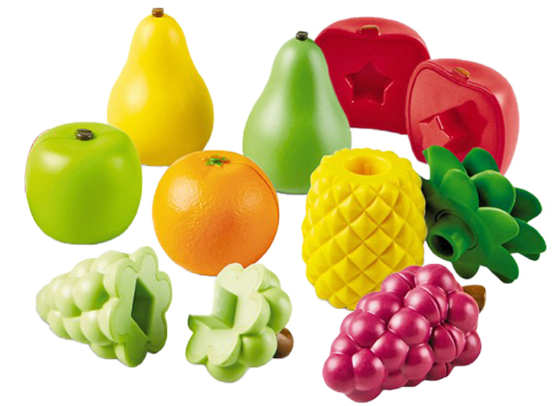 Eerste speelgoed - Learning Resources  - snap n learn fruit - set van 16