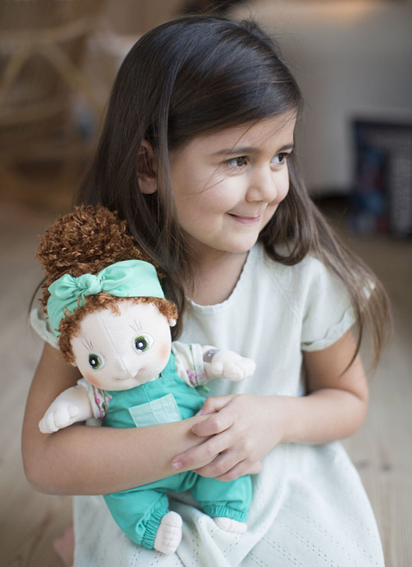 Poppen -  pop - Rubens Barn - rubens cutie activity -  per stuk - in 4 varianten