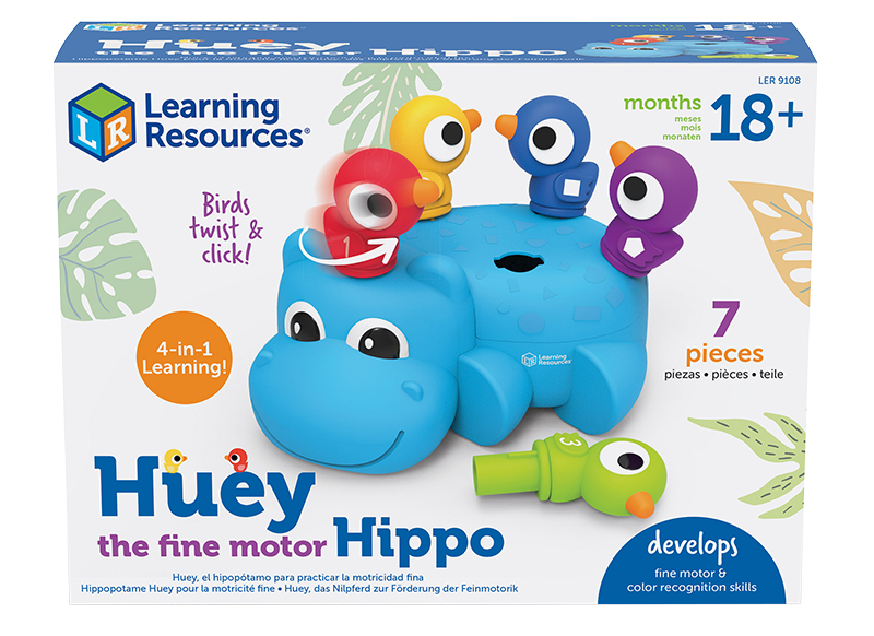 Handvaardigheid - Learning Resources Huey The Fine Motor Hippo - per set