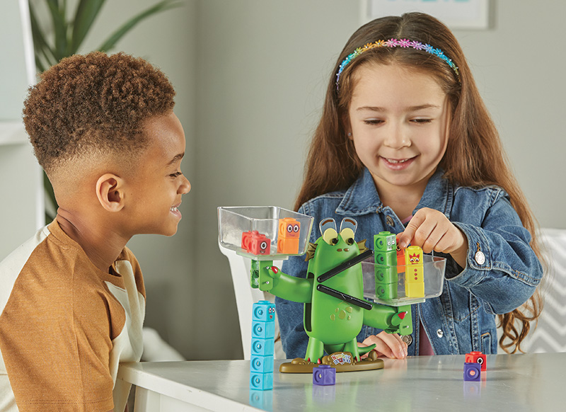 Weegschaal - Learning Resources Numberblocks Blockzee Balance Activity Set - Numberblocks - per set