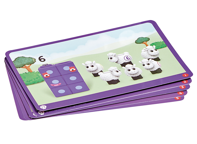 Rekenspel - Learning Resources MathLink Cubes Numberblocks Sheep Farm Activity Set - schapenboerderij - per spel
