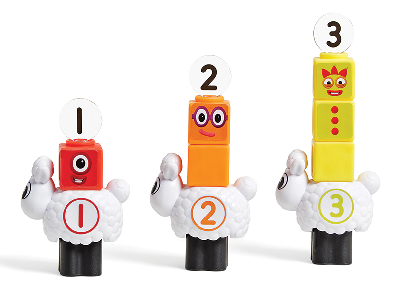 Rekenspel - Learning Resources MathLink Cubes Numberblocks Sheep Farm Activity Set - schapenboerderij - per spel